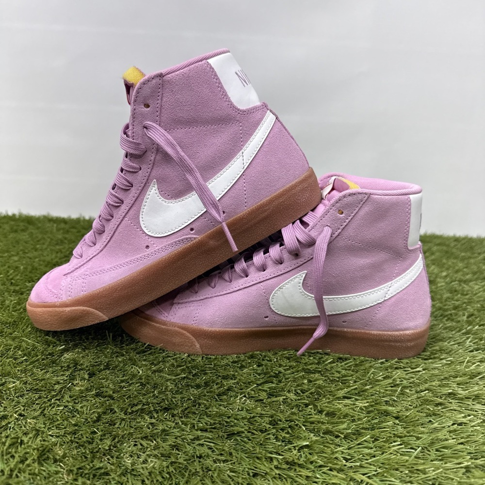 Nwob Nike Blazer Mid 77 Beyond Pink DB5461-600 Women's Size 8 Pink Suede Gum